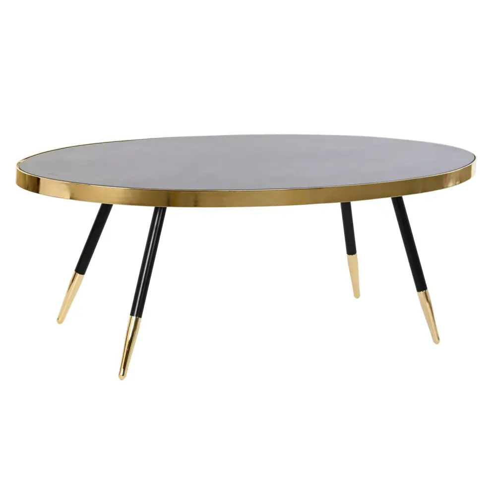 MESA CENTRO ACERO CRISTAL 110X50X41:5 SIMIL MARMOL