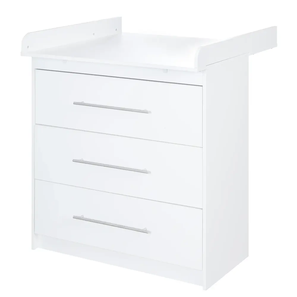 Changing Table 'Maren' Removable Top, Delgado, 3 Drawers, Changing Height 90.5 cm