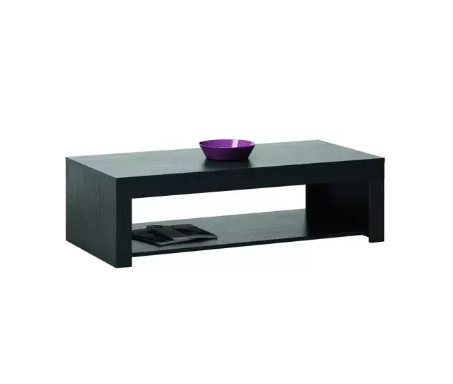 Mesa Baja de Centro para Comedor y Salón| Modelo Rubi|Color Ébano