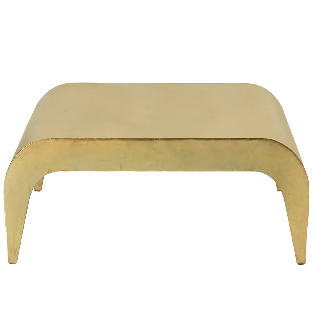 MESA CENTRO ACERO DORADO
