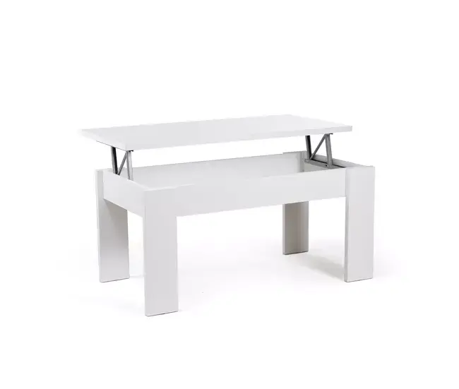 Mesa Centro Elevada - 51/63X105X55 Blanco