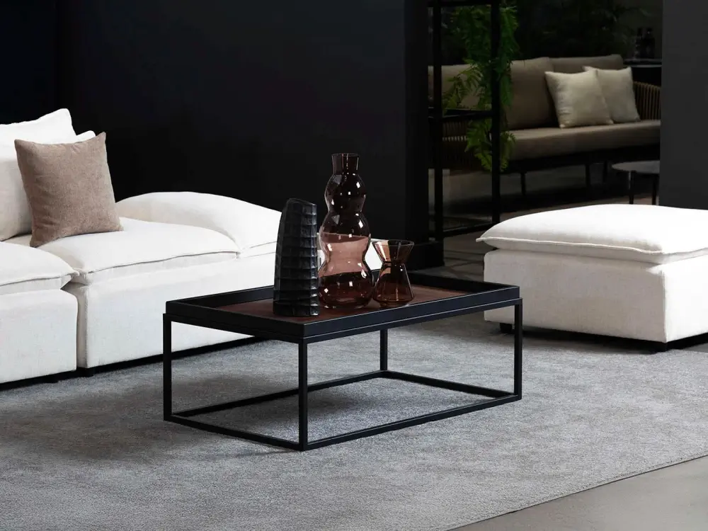 Mesa Centro Grey Metálico