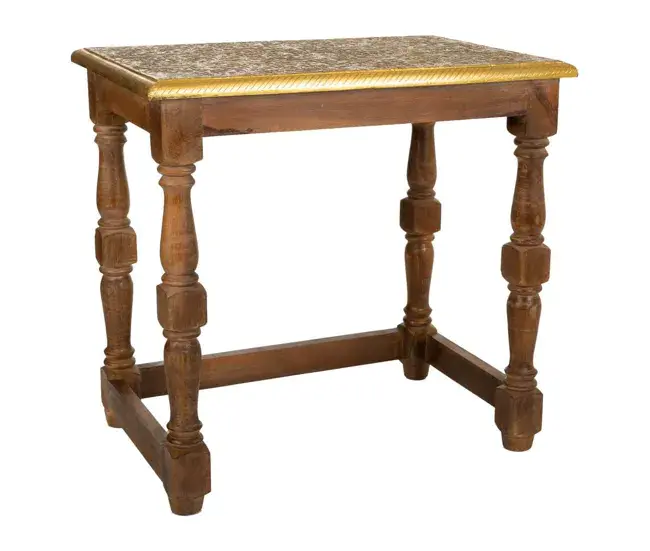 Mesa de centro de madera marrón 48x33x45,5