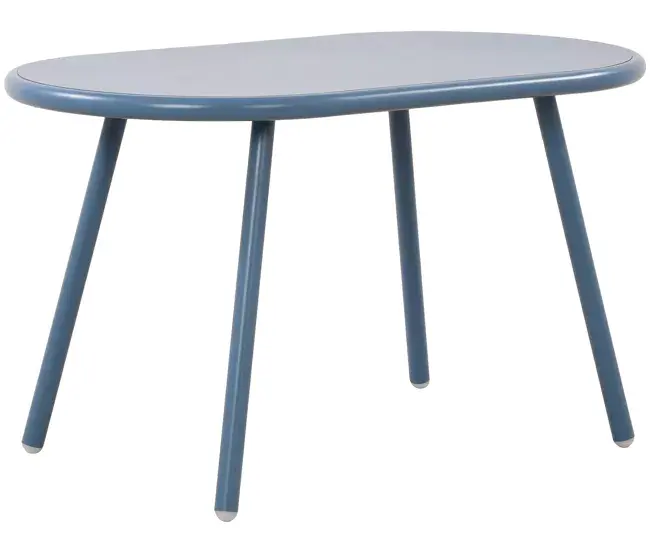 Mesa de centro Velva Plástico Azul 45X80X45 cm