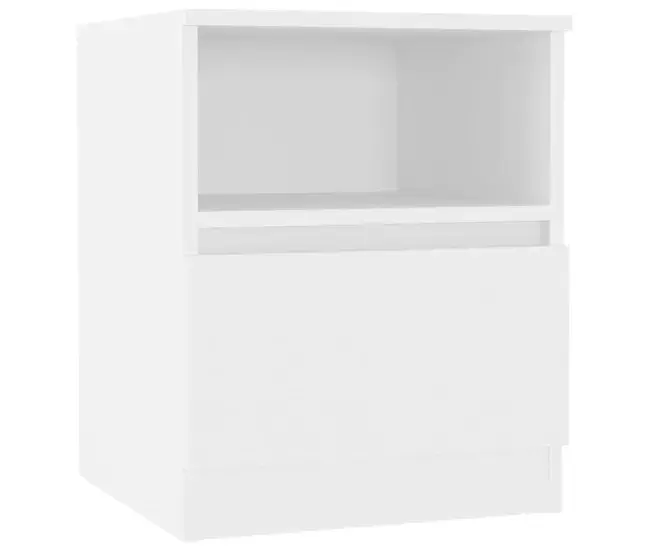 Cama Nido vidaXL Mesita de noche madera ingenierí gris hormigón 40x40x50 cm