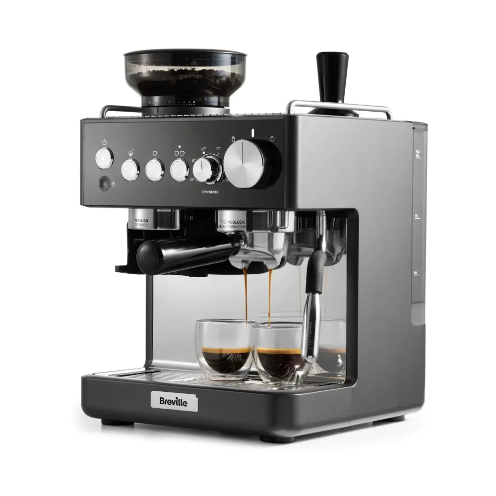 Acero Inoxidable Cafetera Espresso con molinillo Breville Barista Sense VCF187X