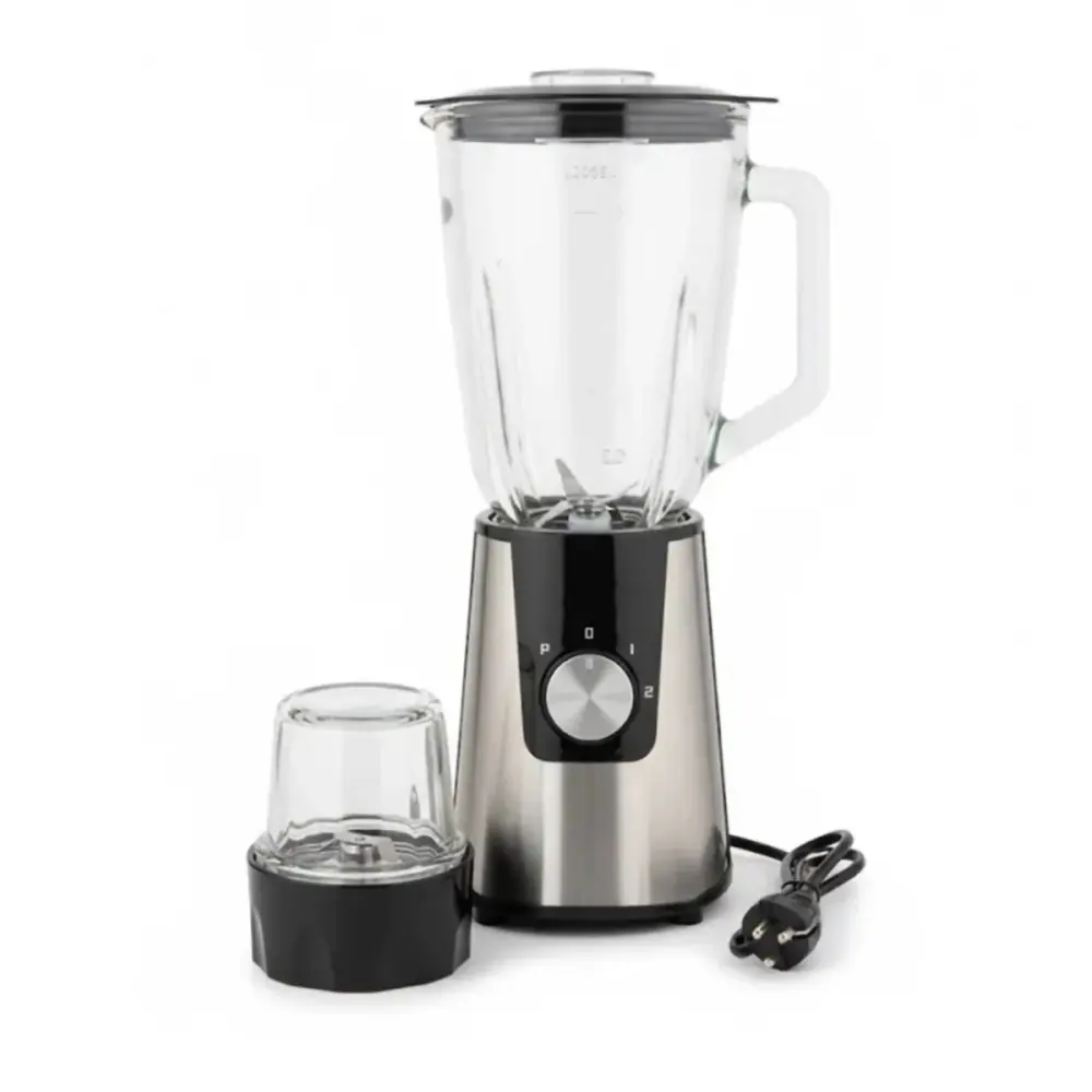 Licuadora con Molinillo Almalux® 600W – Jarra de Cristal 1.5L | 2 Velocidades + Función Pulse | Batidora para Smoothie...