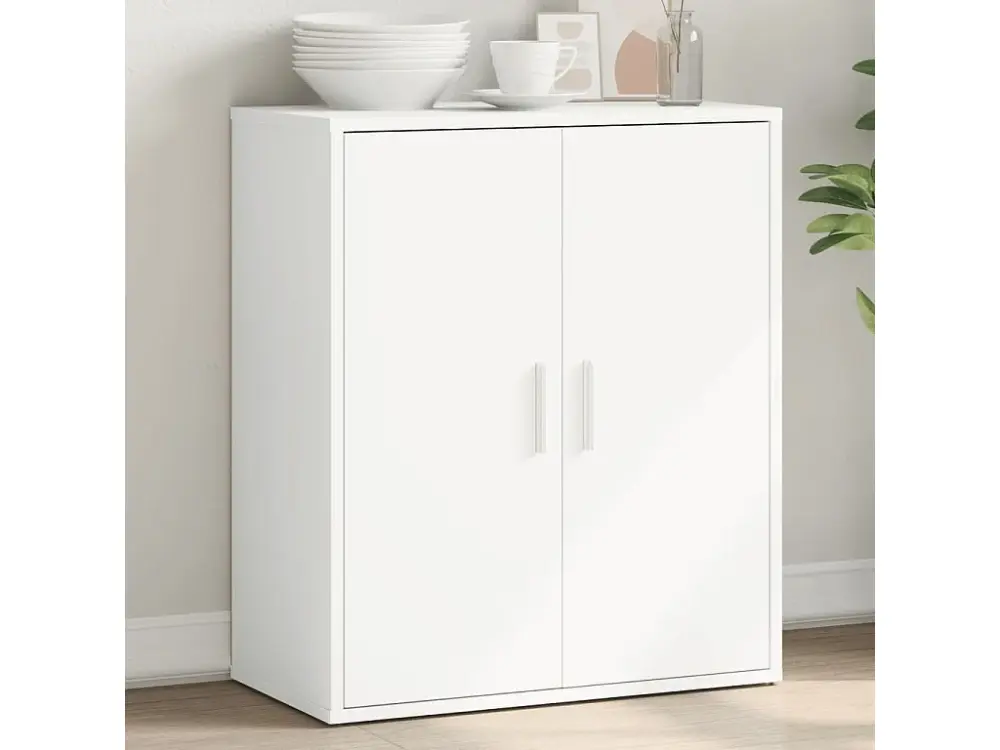 Aparador de madera de ingenierÃ­ blanco 60x31x70 cm