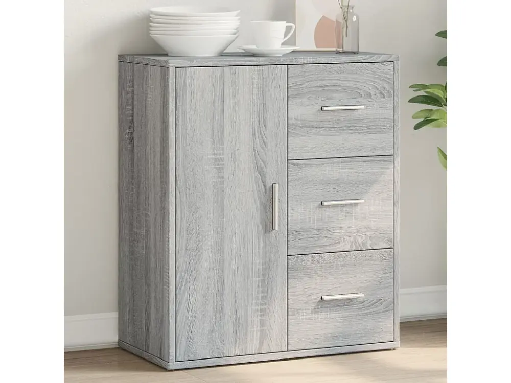 Aparador de madera de ingenierÃ­ gris Sonoma 60x31x70 cm