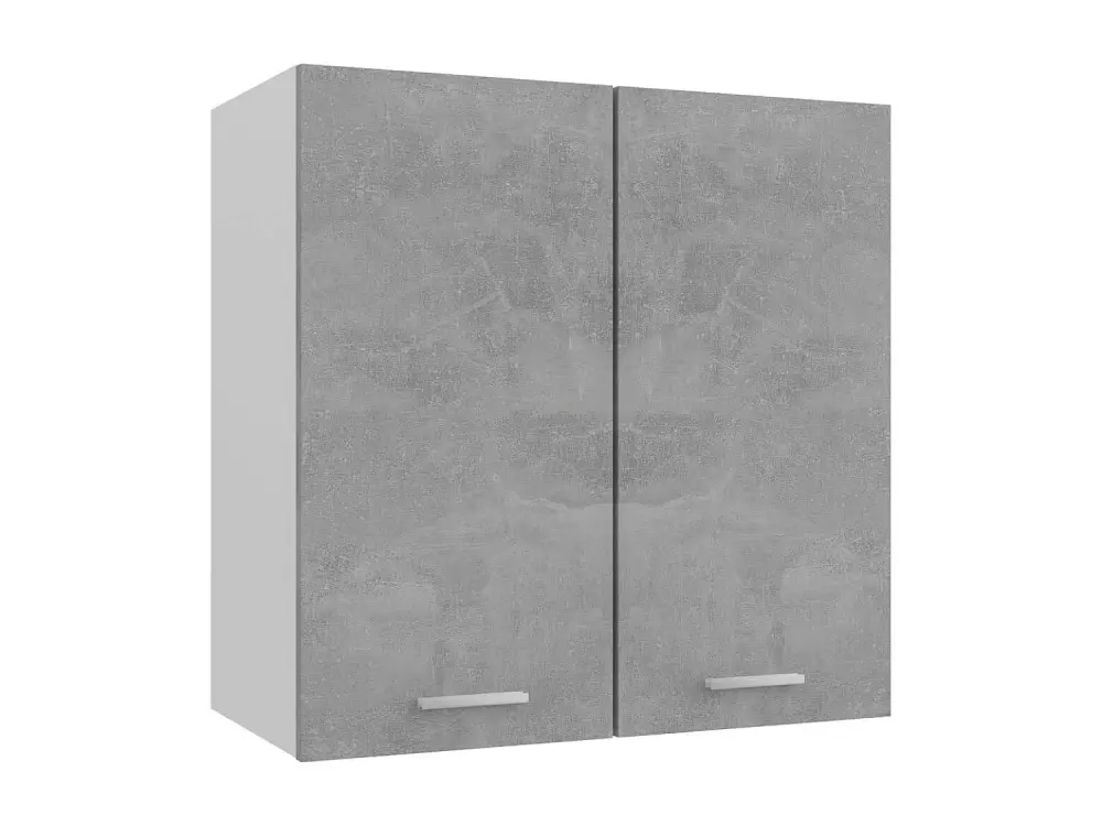 Armario colgante contrachapada gris hormigón 60x31x60 cm