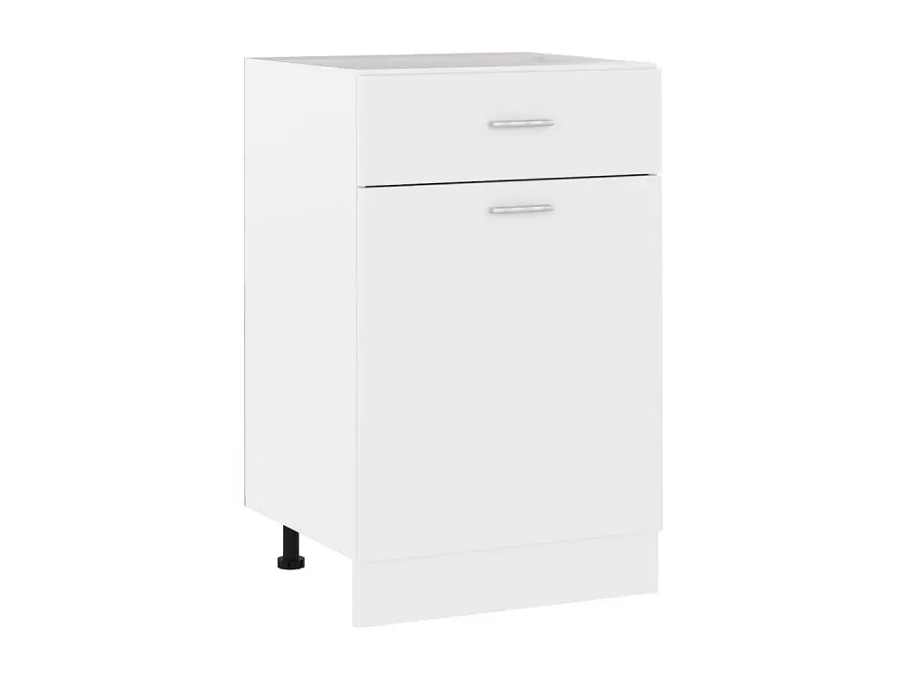 Armario inferior cajón cocina madera ingenierí 50x46x81,5cm