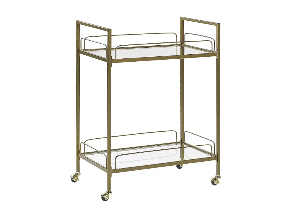 Carrito de cocina dorado VENETA