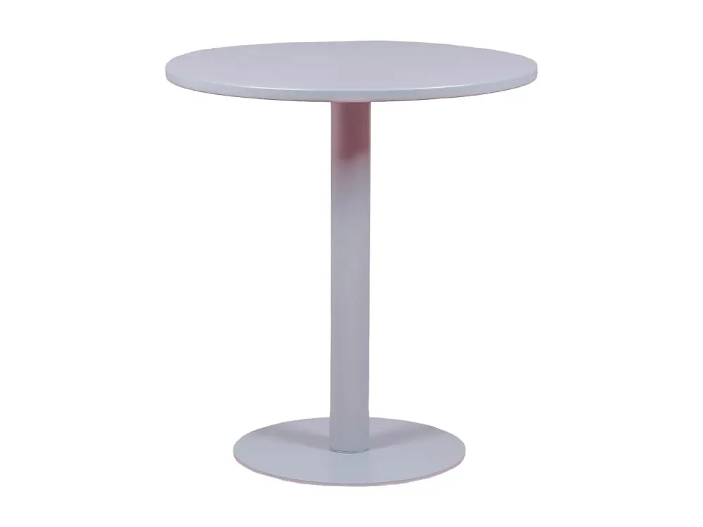Mesa alta industrial de acero de 76cm de altura - Brandon - Gris