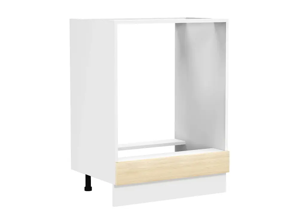 Mueble Bajo para Horno VCM Fasola, Blanco y Sonoma, 60x82 cm