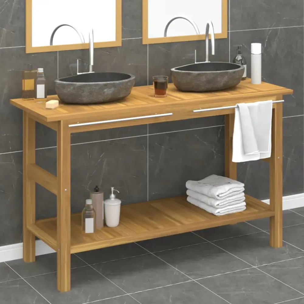 Mueble de lavabo Zyrelis | Tekora en Blanco Brillante