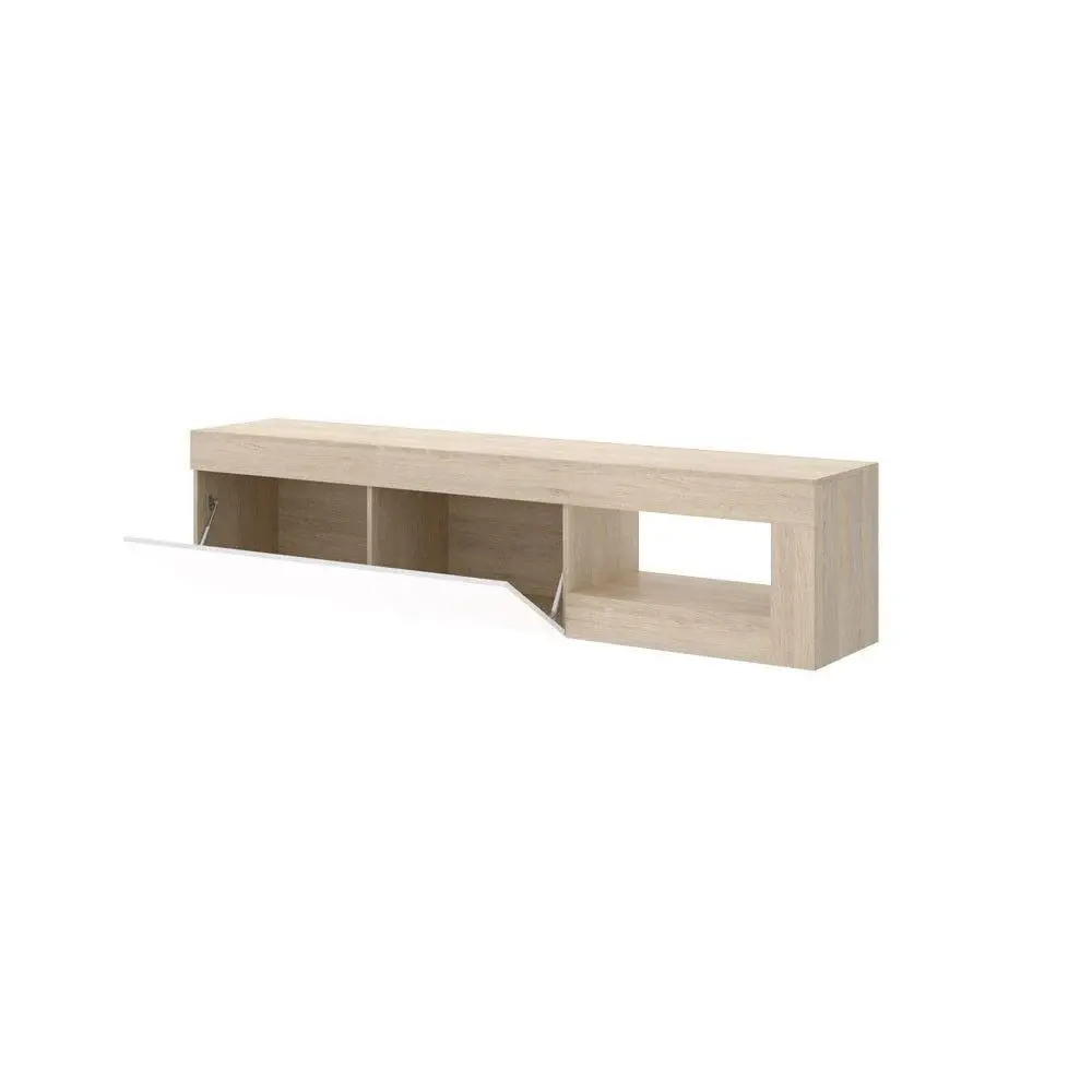 Bajo Tv Lebo 48x204x42 cm Auténtico / B. Brillo
