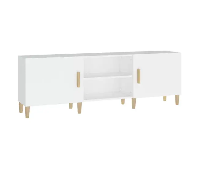 Sofá Cama Mueble de TV madera contrachapada roble ahumado 150x30x30 cm