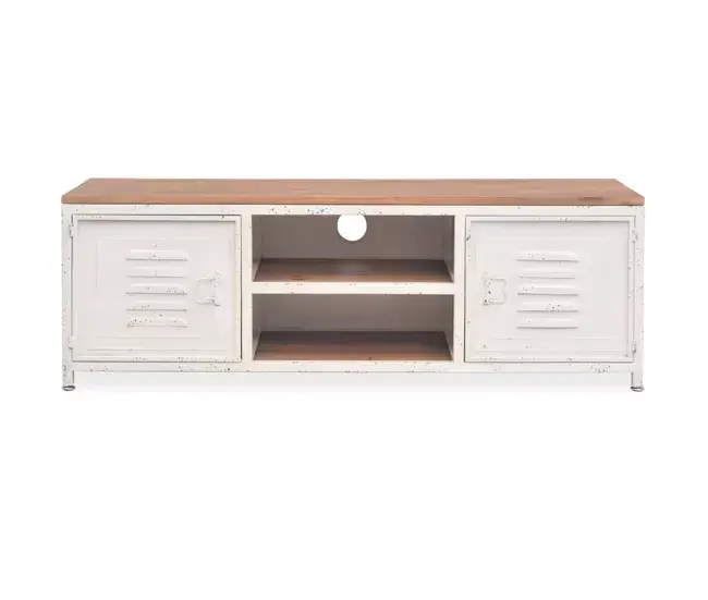 Vitrina Librerí Mueble para la televisión blanco 120x30x40 cm