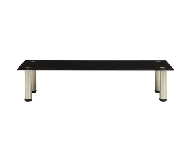 Vitrina Librerí Mueble para el televisor de vidrio templado 80x35x17 cm