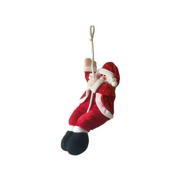 Cuenco de Madera Tallado Pack Papá Noel traje + muñeco escalando