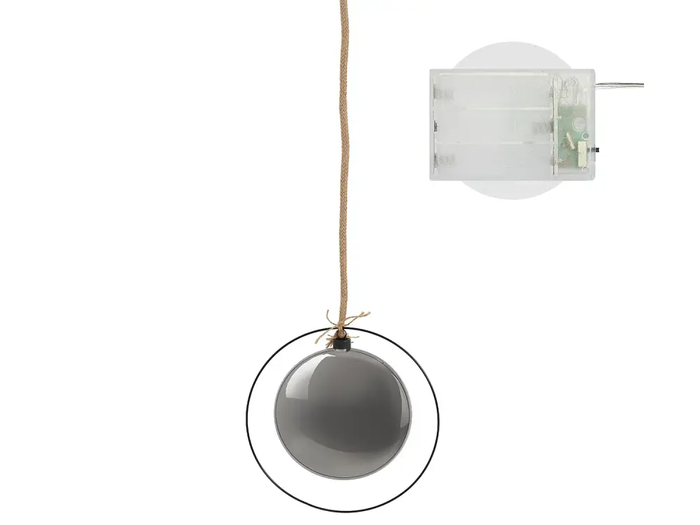 Bola Colgante Navidad Bola Colgante LED Decoración Navideñ Bola de Luz Ø15cm