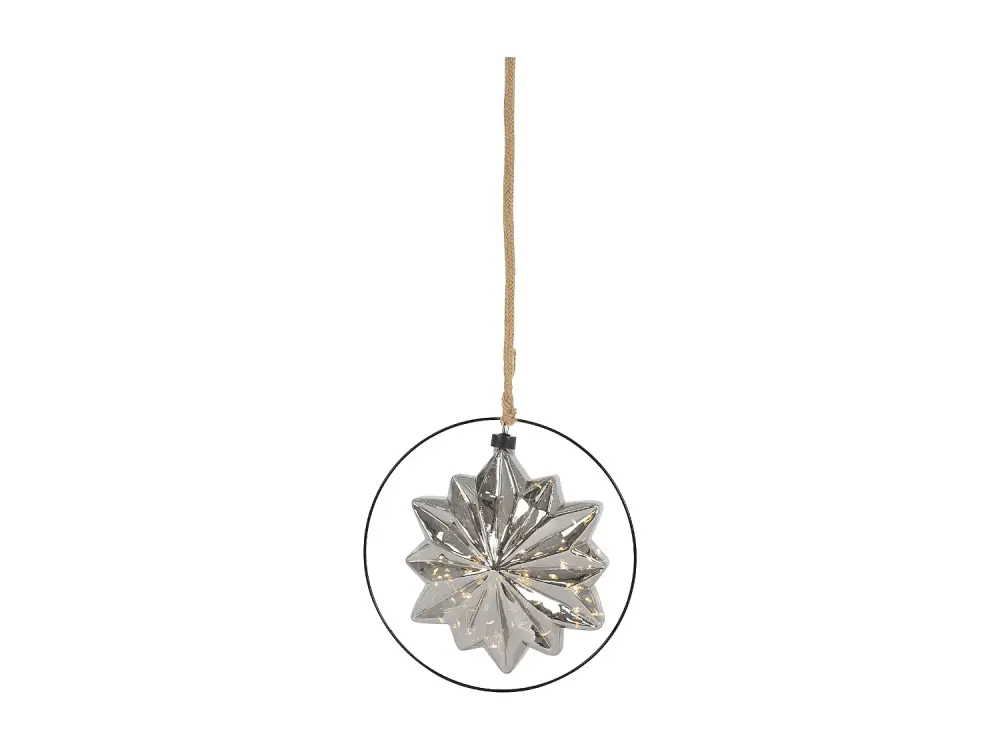 Estrella de Navidad LED Decoración Navideñ Colgante Estrella de Luz Ø18cm