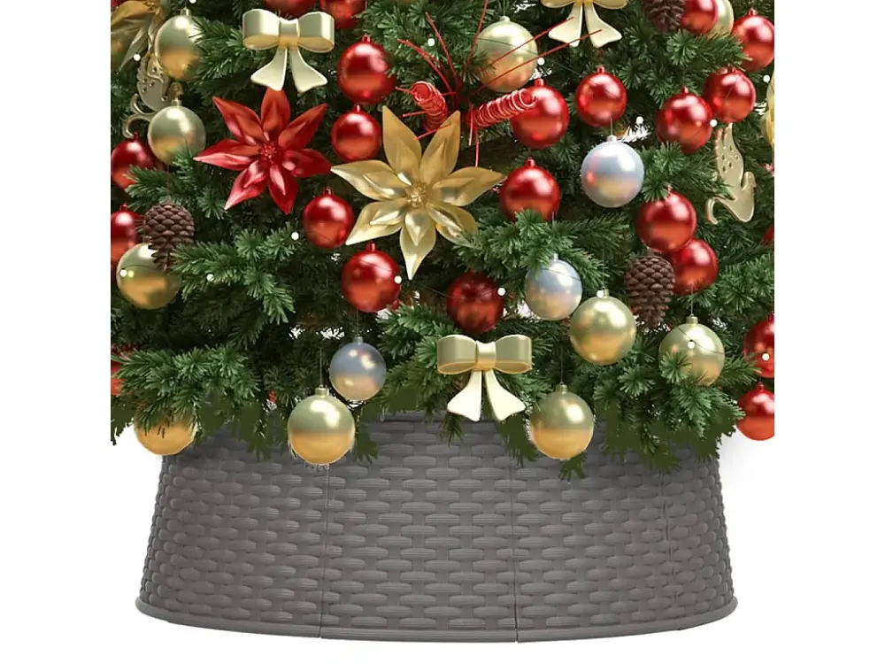 Falda del árbol de Navidad marrón Ø65x19,5 cm