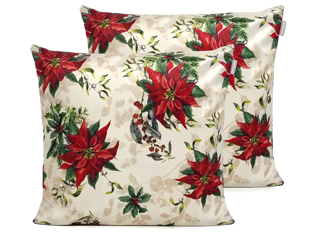 2 Fundas de cojín de terciopelo de Navidad CHAMONIX 45x45 cm