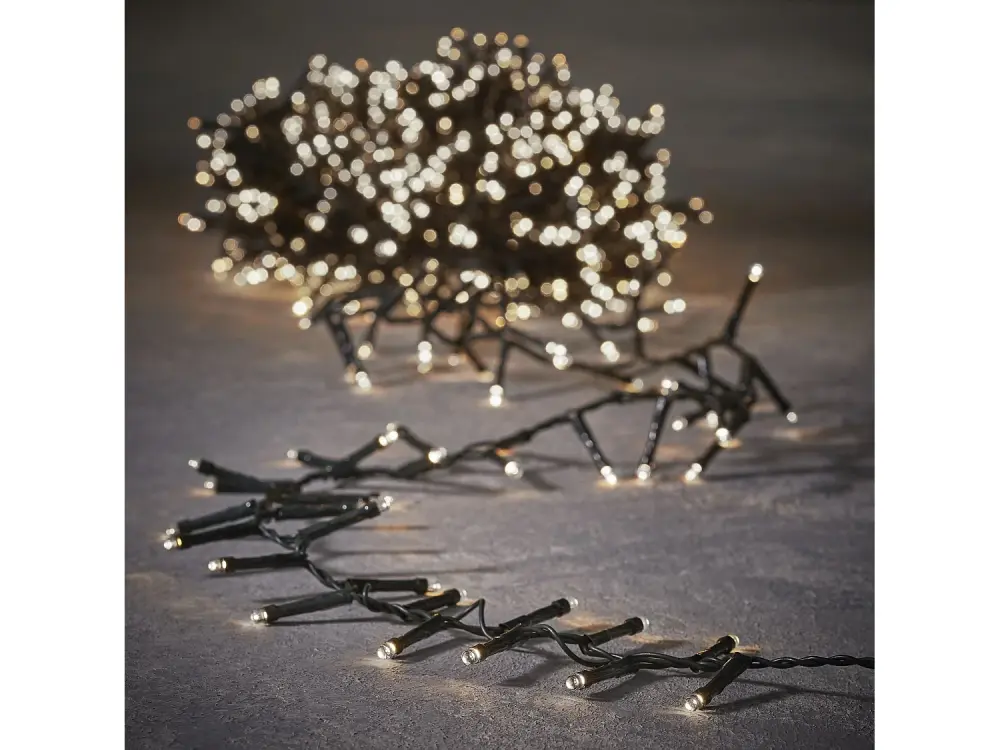 Iluminación del árbol de Navidad de PVC - 740 - Blanco clásico -
