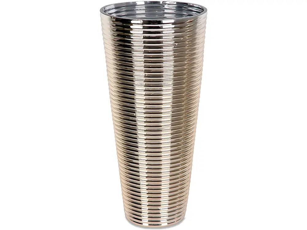 Jarrón de cristal dorado de 40cm sevilla