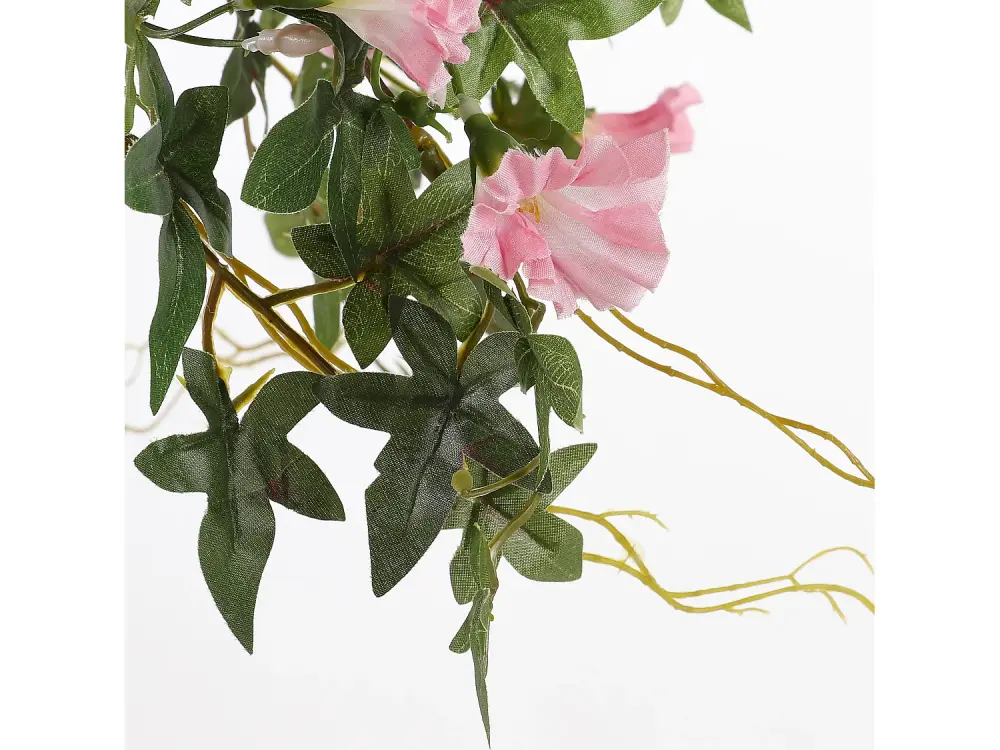 Planta artificial colgante de Poliéster y terracota - L50 x B45 x H25 - Rosa - PETUNIA HANGING