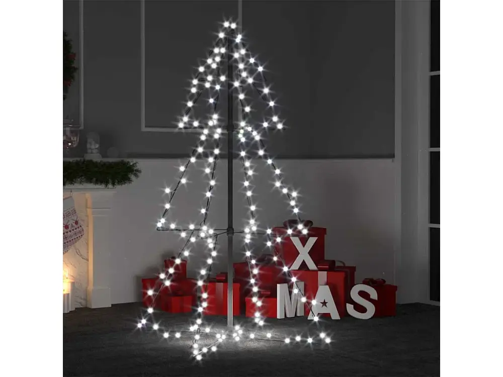 Árbol de Navidad 160 LEDs interior y exterior 78x120 cm