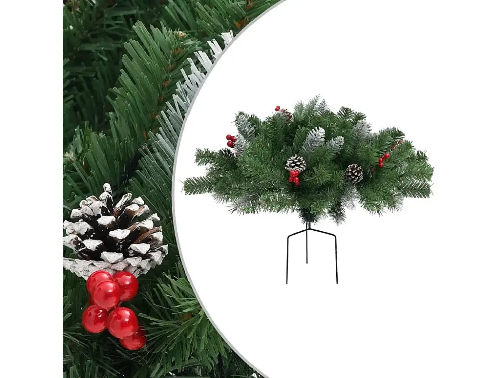 Árbol de Navidad artificial de camino verde 40 cm PVC
