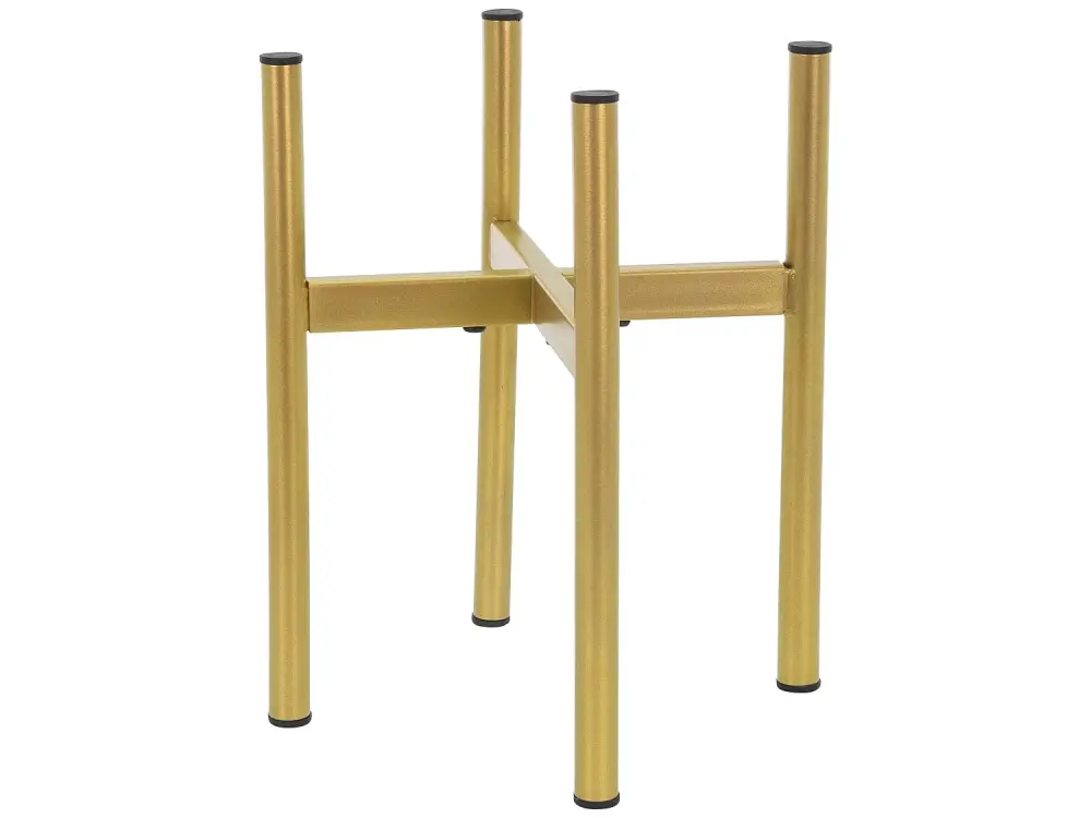 3 Soportes ajustables para flores doradas, soporte para plantas, maceta de metal ML-DESIGN
