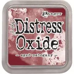 Acrílico y Óleo Tinta Distress Oxide Aged Madera de caoba