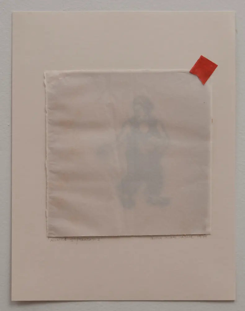 Munca II / Trabajo II (work) con Certificado de Autenticidad
