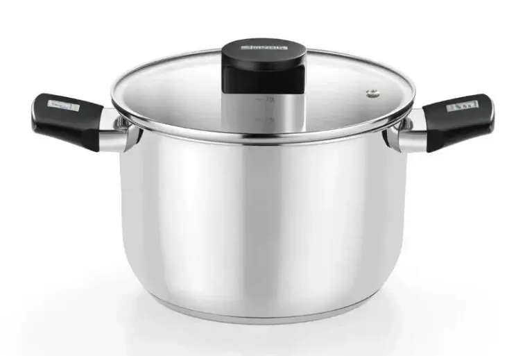 M240220 OLLA INOX 20cm CON TAPA VIDRIO DE ÉLITE MONIX
