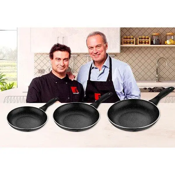 Sartén wok Bergner Orión aluminio forjado antiadherente 28 x 7,2 cm