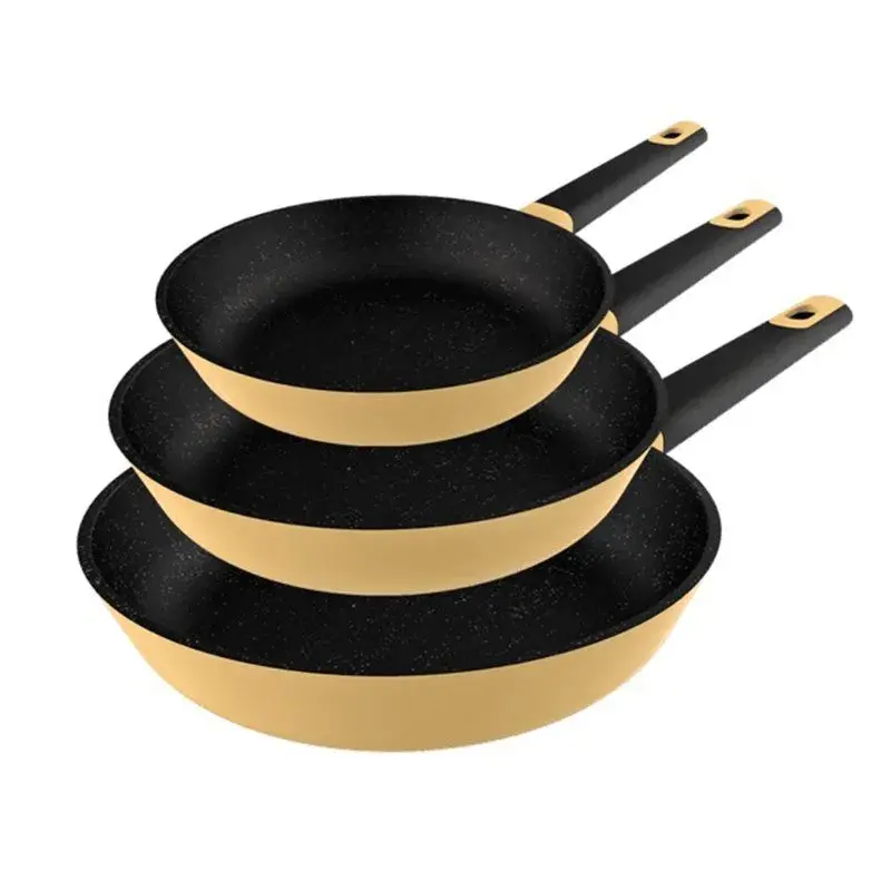 Set de 3 sartenes Polka Excellence 18-22-26 Bucket Ø18/Ø22/Ø26 cm
