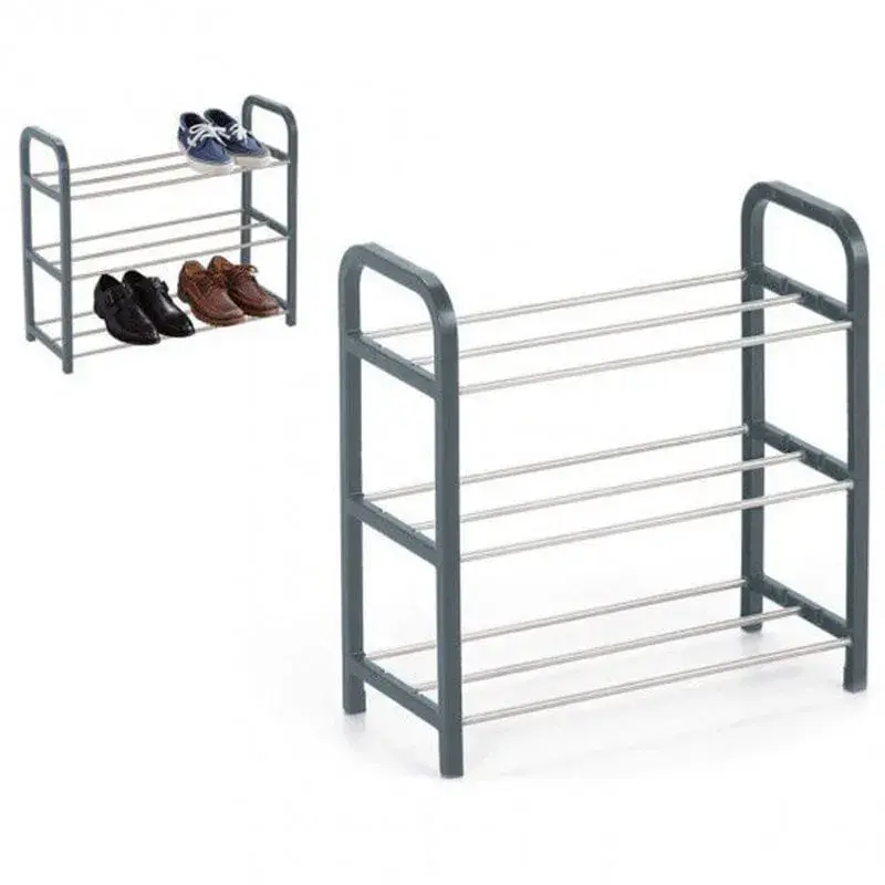 Zapatero Confortime 3 niveles acero 40x44x19 cm