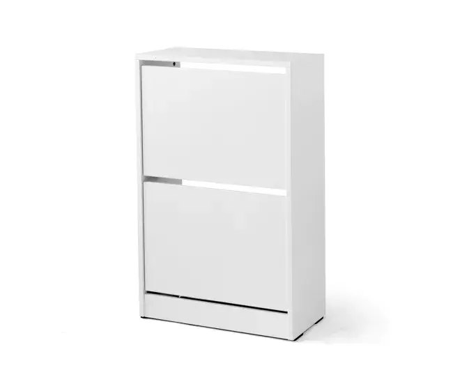 Zapatero 2 Puertas Corrediza 83X51X26 Blanco