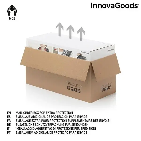 Dispensador de Bebidas Doble con Depósitos de Hielo y Bandeja para Aperitivos TwinTap InnovaGoods