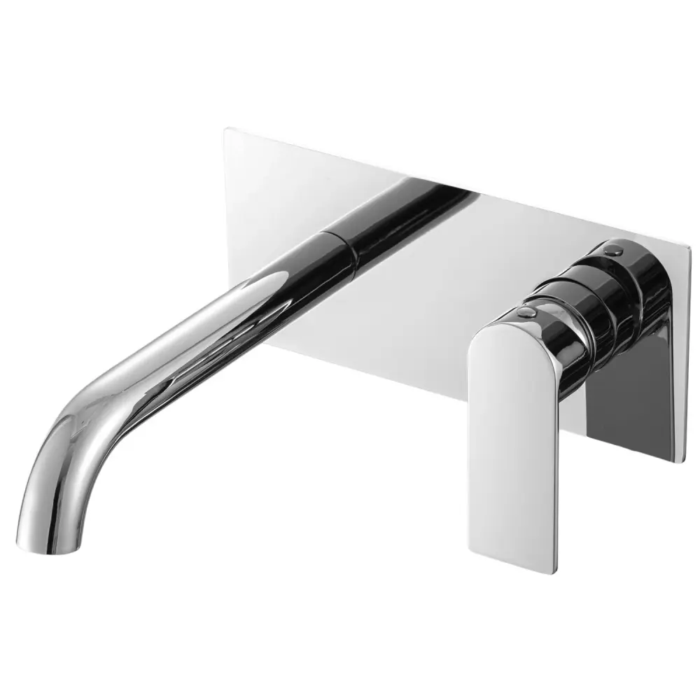 Miscelatore lavabo incasso con cómodo box serie Ottomix ottone cromato