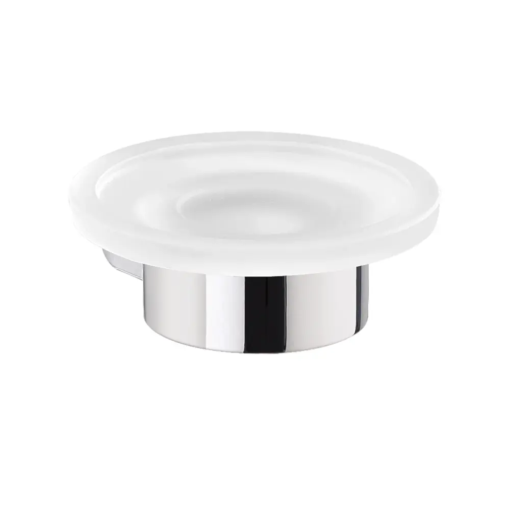 Portasapone muro Ottone e Cromall di Gedy serie Pirenei - Cromato