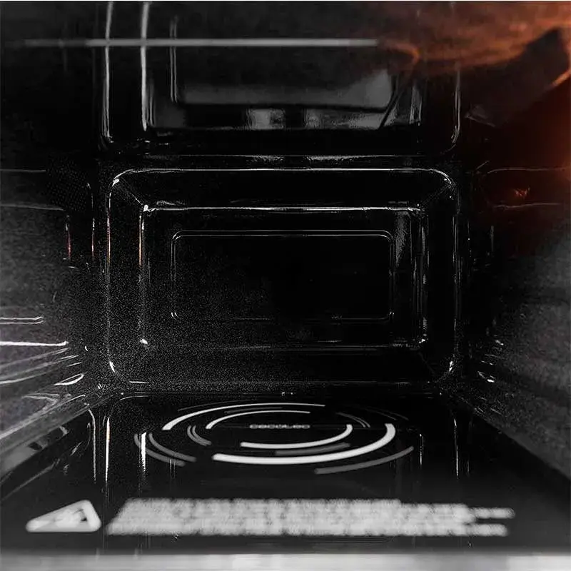 Microondas sin plato GrandHeat 2500 Flatbed Touch Ónix Cecotec 25L 800W con temporizador negro
