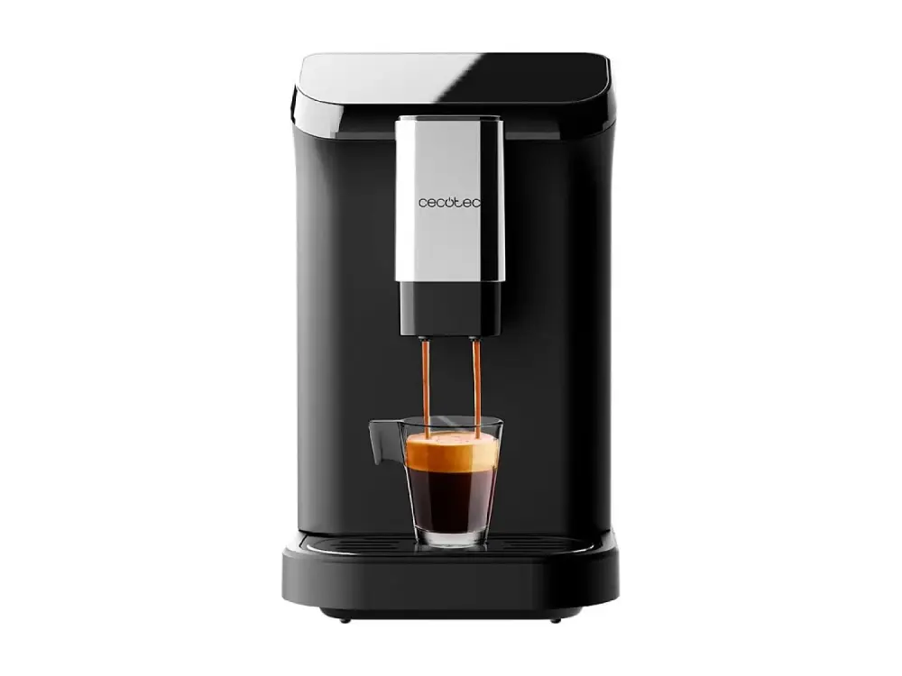 Cafetera Superautomática Cremmaet Macchia Black. 1350 W, Thermoblock, Bomba de Presión de 19bars, Sistema Plug&Play,...