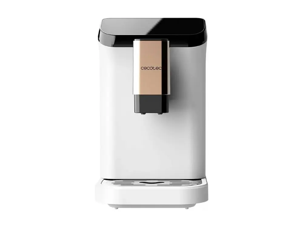 Cafetera superautomática Cremmaet Macchia White Rose. 1350 W, Thermoblock, Bomba de Presión de 19bars, Sistema Plug&...