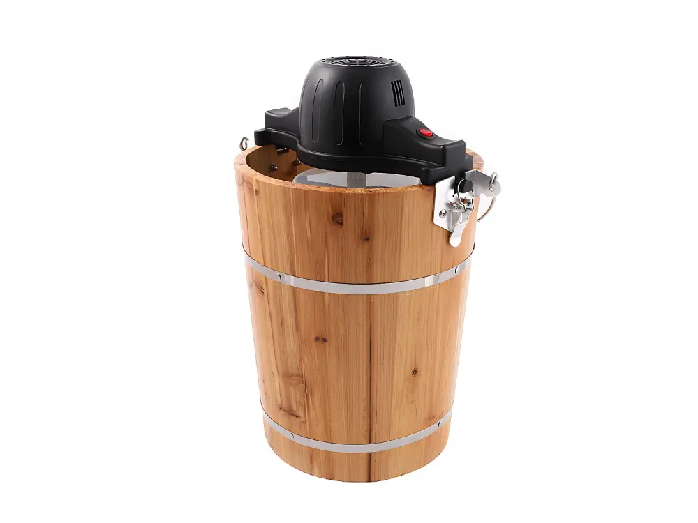 Maquina de hacer helado de madera capacidad 5.5 L GIVRETO