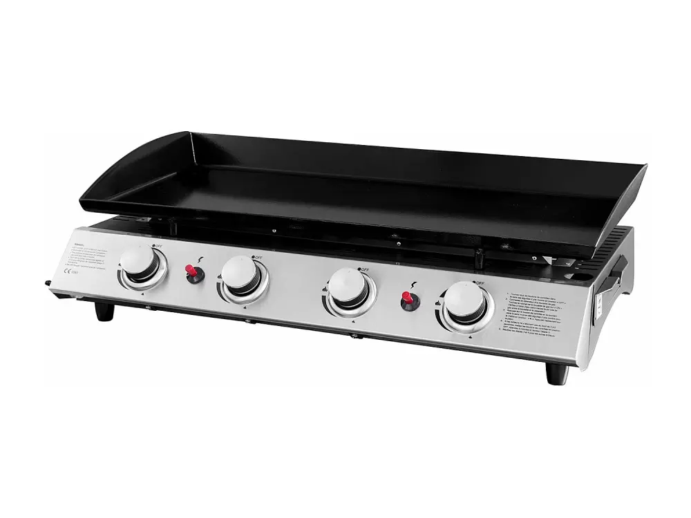 Plancha de gas VALENCIA - 4 quemadores 10kW