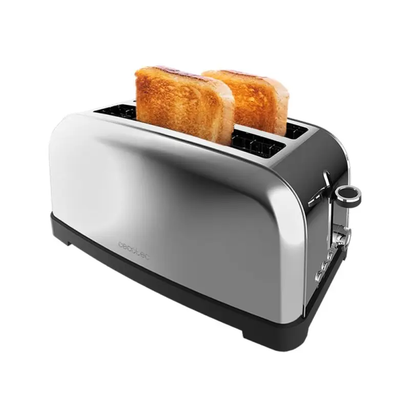 Acero Inoxidable Cecotec tostador vertical toastin' time 1500 inox lite